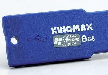 KINGMAX Super Stick L: миниатюрный флэш-накопитель емкостью 8 Гб с поддержкой Vista ReadyBoost 