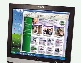 Akhter LoCO2PC — дружелюбный к окружающей среде, All-in-One PC с низким потреблением энергии