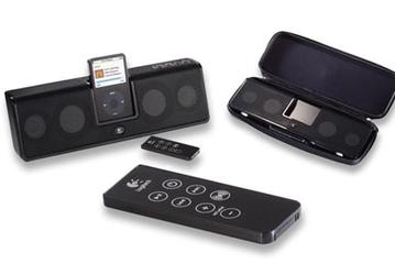 Logitech  mm50 Portable Speakers for iPod теперь и в черном исполнении