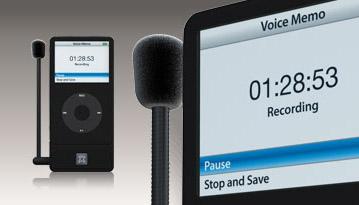XtremeMac MicroMemo – диктофон Hi-Fi для iPod