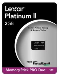 Новые карточки форматов CompactFlash и Memory Stick PRO Duo полнили семейство Lexar Platinum II