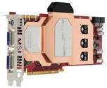 3D-карта MSI GeForce GTX 285 HydroGen OC с водяным охлаждением работает на повышенных частотах