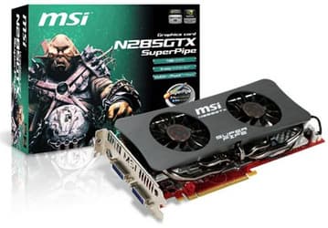 Серию 3D-ускорителей MSI SuperPipe открыли карты GeForce GTX 285: простая и разогнанная