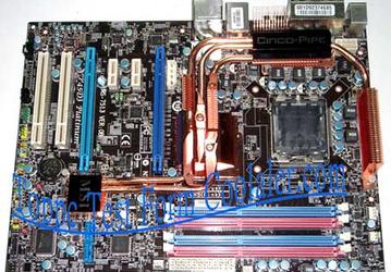 Фото дня: Cinco Pipe — система охлаждения платы MSI P45D3 Platinum