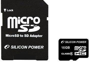 У Silicon Power готов 16-ГБ вариант microSDHC Class6 для фотографов-профессионалов