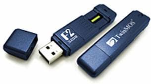 TwinMOS анонсировала Mobile Disk F2 — «флэшку» с идентификацией по отпечатку пальца второго поколения