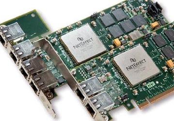 NetEffect расширяет семейство «ускоренных» адаптеров Ethernet моделью NE0201Gb