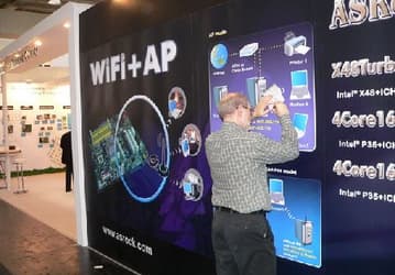 CeBIT 2008: cтенд ASRock — Wi-Fi и интегрированная графика для энтузиастов  