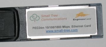Small Tree PEG34m — адаптер Gigabit Ethernet для MacBook Pro