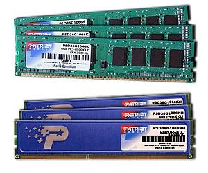 Patriot подготовила трехканальные наборы памяти PC3-8500 Signature для Core i7