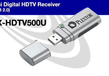 Plextor PX-HDTV500U: HDTV-тюнер с интерфейсом USB
