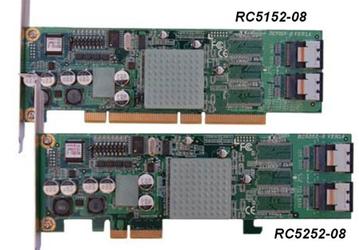 Платы Ciprico RAIDCore 5000 объединяются в виртуальный RAID-контроллер SAS и SATA II