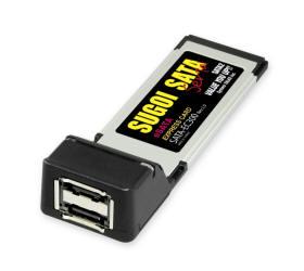 SATA-EC300 ExpressCard позволит подключить к ноутбуку внешние eSATA диски