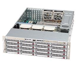 Расширители Supermicro SC836E1/E2 позволяют подключить до 128 винчестеров одновременно