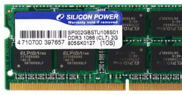 Silicon Power Releases DDR3-1066 2GB SO-DIMM Modules