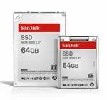 SanDisk Launches 64 GB Solid State Drives for Notebook PCs
