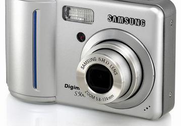 Digimax S500 - стильная камера начального уровня от Samsung