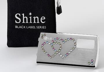 LG украсила Shine цветными кристаллами
