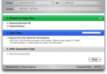 SuperDuper! 2.5 корректно взаимодействует с Time Machine