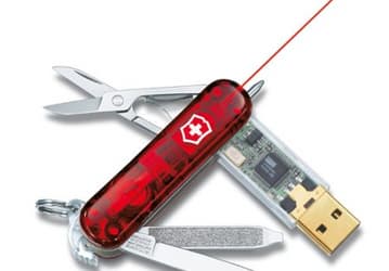 Victorinox снабдила швейцарский нож флэш-памятью
