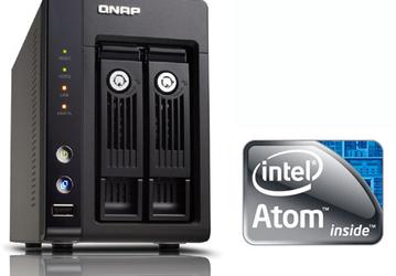 QNAP выбирает Intel Atom для сетевого накопителя TS-239 Pro Turbo NAS с поддержкой iSCSI
