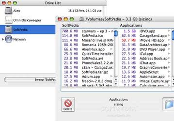OmniDiskSweeper 1.5 поддерживает процессоры Intel