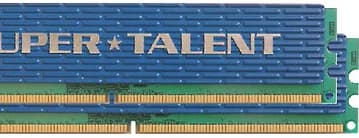 Super Talent анонсирует низколатентную память "PC8000 Low Latency 2GB DDR2 Kit" 