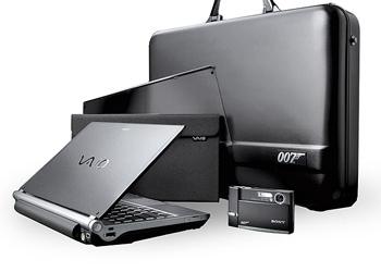Sony VGNTX007C Limited Edition Spy Gear: набор для агента 007