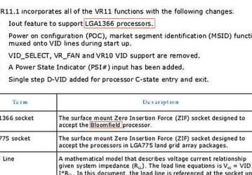 Intel LGA 1366 потребуют новую спецификацию VRM — версии 11.1