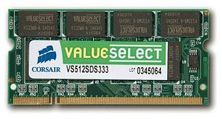 Ассортимент Corsair пополнили 2-Гб модули памяти DDR2-667 для ноутбуков и мини-ПК