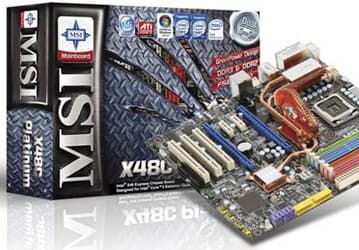 MSI выпускает серию системных плат на чипсете Intel X48 Express