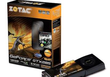 ZOTAC GeForce GTX 285 и GTX 285 AMP! Edition — 3D-ускорители для геймеров на новом GPU NVIDIA