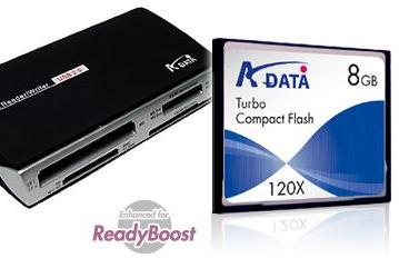 A-DATA: серия CompactFlash-карт Turbo 120x поможет сделать Vista быстрее
