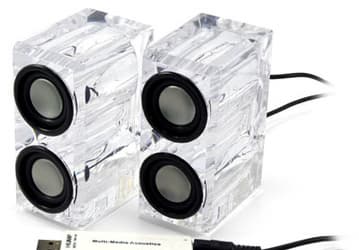 Crystal USB Desktop Speakers: «кристальные» колонки для «кристального» звука