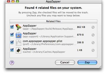AppZapper – деинсталллятор для Mac OS X