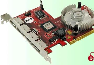 Addonics выпускает 4-портовый контроллер eSATA RAID5/JBOD PCI-E 8x
