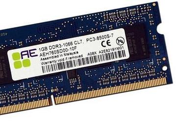 Aeneon Releases High-Performance DDR3 SO-DIMM