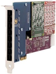Digium AEX800 - первая в отрасли восьмипортовая VoIP-плата для шины PCI Express
