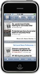 Associated Press оптимизирует портал для просмотра на экране iPhone