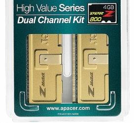 Apacer: 4-ГБ комплект модулей памяти DDR2-800