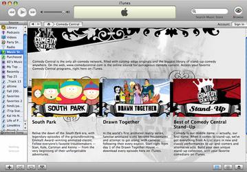 Передачи MTV Networks в Apple iTunes