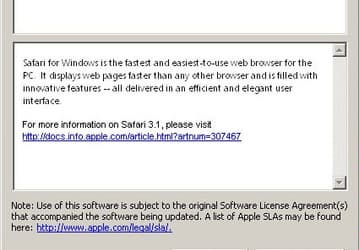 Apple привлекает пользователей Windows к Safari с помощью Software Update 