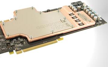 Aqua Computer выпустила 6-мм водоблок из чистой меди для GeForce 9800 GTX