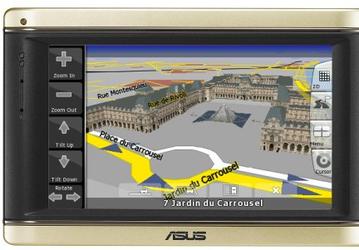 GPS-навигатор ASUS R700: навигация в трехмерном формате