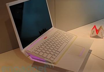 ASUS AIRO — лэптоп с необычной складной клавиатурой и розовой подсветкой 