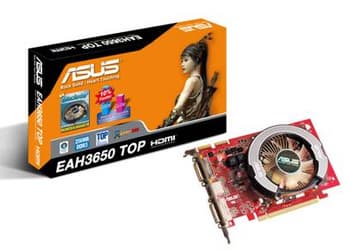 ASUS выпустила оверклокерскую карту EAH3650 TOP/HTDI/256M и EAH3650/HTDI/256M на базе ATI Radeon HD 3650