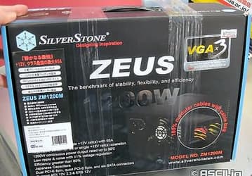 SilverStone представила ZEUS ZM1200M — БП стоимостью $465 и мощностью 1200 Вт