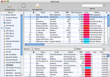 beaTunes 1.0 автоматически создает плейлисты iTunes