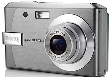 Фотокамера BenQ DC E820: 8 Мп, объектив Pentax и 2,5-дюймовый экран