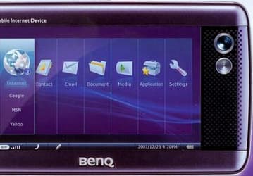 BenQ разработала MID на базе процессора Atom и с экраном G-Senser